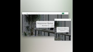 Bootstrap 5  How to create a Responsive Navbar  Step by Step Tutorial [upl. by Beitz]