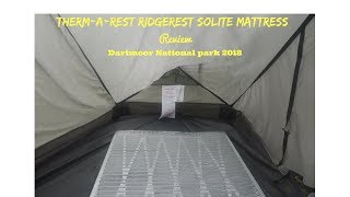 ThermaRest RidgeRest SOLite Mattress review [upl. by Miguela]