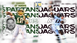 Saint Marks visits Appoquinimink Football LIVE from Appo [upl. by Laubin]