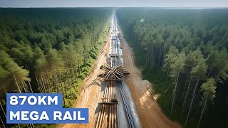 Rail Baltica  Europes New 63BN Transport Project [upl. by Nytsrik]