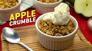 Resepi Apple Crumble Ringkas  Simple Apple Crumble Recipe  Seismik Makan [upl. by Kaden216]