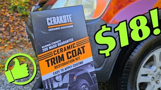 Is the Cerakote Trim Restoration Kit Worth Your Time and Money autodetailing beforeandafter [upl. by Irrac]