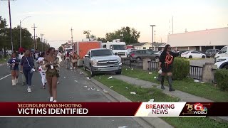 New Orleans trauma nurse tries to save second line shooting victims [upl. by Kamin520]