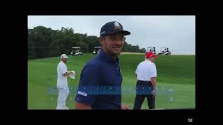 Part of Brysons DeChambeau BRILLIANT Viral VIDEO With Donald Trump [upl. by Vladamir930]