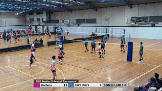 2023 Barbies Volleyball Tournament Men Div 1  Elim Rd  Set 2 Barbies vs RHY WHY [upl. by Aserej]