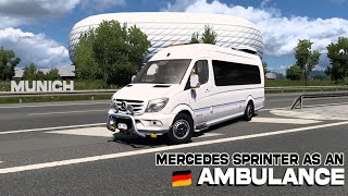 Becoming AMBULANCE Driver in ETS2 High Speed Driving 🚑💨 [upl. by Parthen]