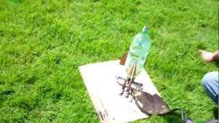 Bottle rocket design and launch  260 feet into the air [upl. by Cloots]