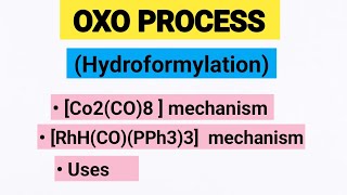 oxo process  hydroformylation of alkenes relatechemistry21 [upl. by Guenevere752]