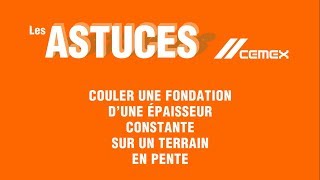 💡 BONUS TUTOS  DIY  COMMENT COULER UNE FONDATION SUR UN TERRAIN EN PENTE [upl. by Demahum]