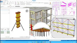 Formwork and Scaffolding Design in Prota Structure Suite [upl. by Eillehs]