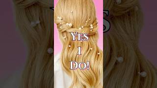 The Hairstyle That Will Make You Want To Get Married Today wedding hairstyle beauty romantic [upl. by Eidua647]