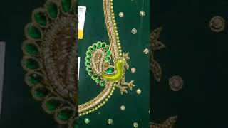 New Latest peacock degine posa stone thred kundan [upl. by Fin]