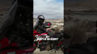 Ever ridden your Africa twin into the Desert just to see what’s there [upl. by Aleetha]