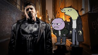 The Punisher vs The Frowning Friends Smiling Friends Rap Battles [upl. by Ahsekar]