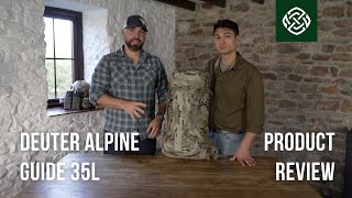 The Ultimate Deuter Alpine Guide 35 Multicam Review for Mountain Operations  Brigantescom [upl. by Ezirtaeb]