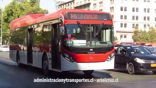 Transantiago 345  Caio Mondego II  Mercedes Benz O500U  FLXW74 [upl. by Yordan846]