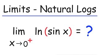 Limits of Natural Logarithmic Functions  Calculus [upl. by Diella]