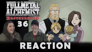 Fullmetal Alchemist Brotherhood 36 FAMILY PORTRAIT reaction [upl. by Lirbij]