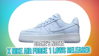 Drake amp Nike Drop NOCTA x Air Force 1 Low Cobalt amp Citron Collab Sneakers [upl. by Epul]