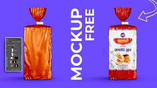 Free Product Mockup In Photoshop 2024  Free Download [upl. by Cirdek80]