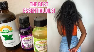 TOP 5 ESSENTIAL OILS TO USE FOR FAST HAIR GROWTH [upl. by Schoening]