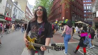 Miguel Montalban Live Streaming Crazy day BUSKING in London CENTRAL 2023 [upl. by Nyrrat]