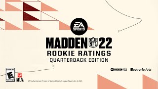 Madden 22  Rookie Ratings Reveal QBs [upl. by Aible773]