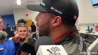 Bubba Wallace Addresses Martinsville Penalty New Crew Chief at Phoenix [upl. by Goerke989]