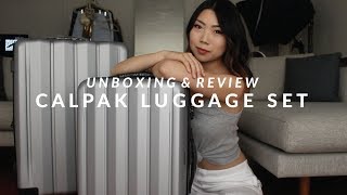 CalPak Luggage Zyon 2Piece Luggage Set  Unboxing  Review  JULIA SUH [upl. by Oidale]