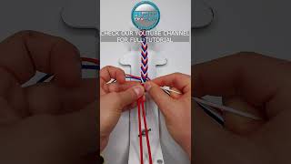 Friendship Thin Paracord Bracelet Ringbolt Hitch Tutorial [upl. by Delanty233]