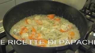 risotto ai surimi 67 Puntata  le ricette di papachefchannel [upl. by Anevad]