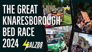 The Great Knaresborough Bed Race 2024 Highstreet View [upl. by Modestine517]