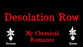 My Chemical Romance  Desolation Row  Karaoke [upl. by Assiral]