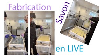 FABRICATION SAVON Mon Ange LIVE  Flow  La savonnerie [upl. by Hildegarde]