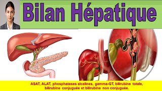 Interpréter un Bilan Hépatique ASAT ALAT phosphatases alcalines gammaGT bilirubine [upl. by Yand]