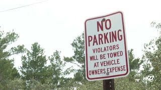 Alligator Point residents see issues with beach goers parking in yards [upl. by Ginder]