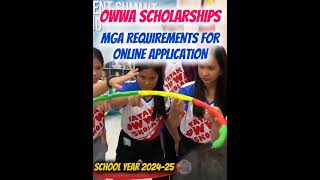 OWWA SCHOLARSHIPS REQUIREMENTS FOR ONLINE APPLICATION owwa scholarship ofw philippines [upl. by Nnoj9]