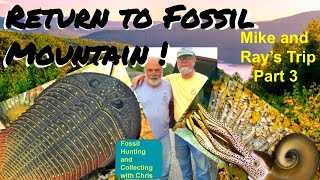 Return to Trilobite Mountain Mike and Rays trip Part 3 Fossil Hunting and Collecting with Chris [upl. by Jecho]