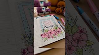 New month New goals October Bullet Journal 🍁 togetherwcreativeness october2024 journal shorts [upl. by Ahilam541]