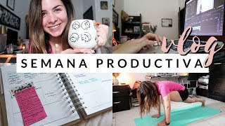 Una semana productiva conmigo  VLOG [upl. by Luapnhoj701]