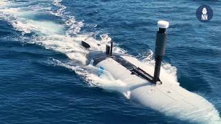 French XLUUV Submarine Drone at Euronaval 2024 [upl. by Herold559]