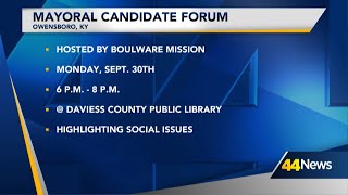 Owensboro nonprofit hosting Mayoral Candidate Forum [upl. by Meerak957]