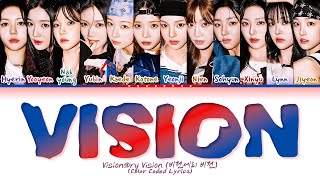 Visionary Vision Vision Lyrics Color Coded Lyrics [upl. by Nortna]