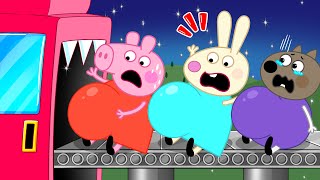 Brewing Cute Baby amp Cute Pregnant  Baby Factory  Peppa Pig Funny Animation [upl. by Ennovihs]