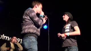 Brussel Beatbox Battle Péniches 2012 14 finals Devoo vs Ibarra [upl. by Jennica212]