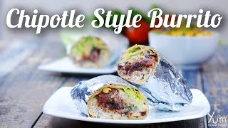 Chipotle Style Burrito  Chipotle Style Burrito Recipe  Burrito Recipe [upl. by Cindi]