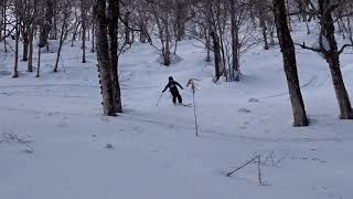 Atomic Backland 95 Telemark Skiing [upl. by Selestina70]