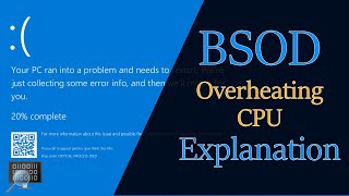 BSOD Explanation about Overheating CPU errors General explanation on CPU overheating [upl. by Roderich]