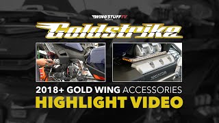 Goldstrike 2018 Gold Wing Accessories Highlight Video  WingStuffcom [upl. by Stilu]