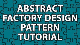 Abstract Factory Design Pattern [upl. by Lauryn]